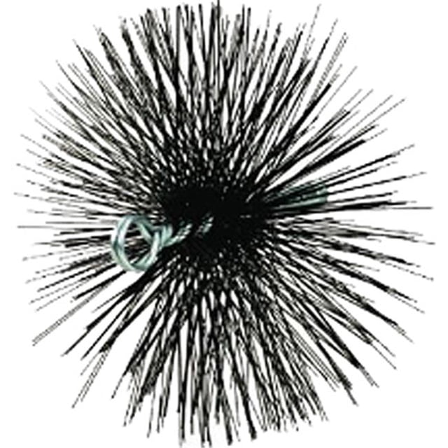 Brosse de Cheminée Ronde en Fil de Diable 7 Po.