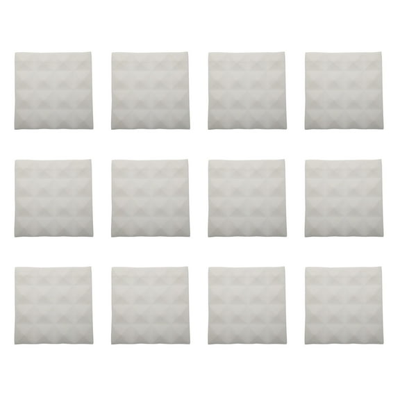 HINTRMENT 12Pcs Acoustic Panels with Sound Absorbing Properties for Wall or Ceiling Application in Home Studios