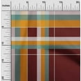 thumbnail image 1 of oneOone Silk Tabby Fabric Madras Check Print Fabric By The Yard 42 Inch Wide, 1 of 4