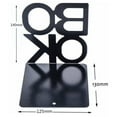 thumbnail image 4 of Sujetalibros - Sujetalibros decorativos de metal para estantes Libros de oficina Merek Design Heavy Duty, 4 of 5