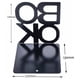 thumbnail image 4 of Sujetalibros - Sujetalibros decorativos de metal para estantes Libros de oficina Merek Design Heavy Duty, 4 of 5