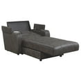 thumbnail image 5 of Reclining Chaise Lounge Chair with USB Charger, StorageCupholder - Power Recliner, Gray, 5 of 8