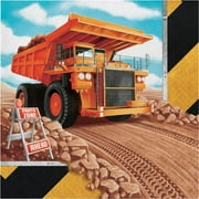 Big Dig Construction Napkins, 16 Count