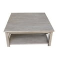 thumbnail image 7 of International Concepts Hampton 36" Square Coffee Table in Washed Gray, 7 of 7