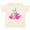 Natural, variant on Inktastic Cute Mermaid, Pink Hair, Green Tail Girls Toddler T-Shirt