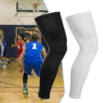 Visland 1PC Knee Pad High Elastic Comfortable to Wear Wide Application Soft Fabric Pressurization Reusable Long Compression Knee Sleeve for Sports