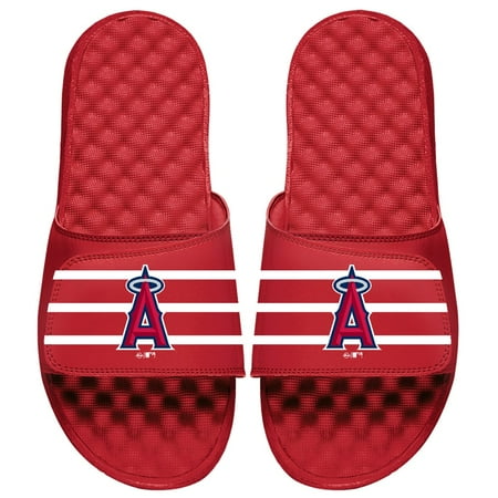 

Los Angeles Angels ISlide Youth MLB Stripe Slide Sandals - Red