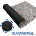 thumbnail image 6 of Long Mouse Pads for Desk,Flower Princess Pattern Desk Mats on Top Of Desks, Desk Mouse Pad Extra Large with 3mm Non-Slip Base and Stitched Edge for Gaming,Office,Work,Home 47.3"x23.6", 6 of 6