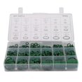 thumbnail image 2 of Juego de 530 juntas tóricas shaofei para reparación de acondicionamiento automotriz sellador de goma color verde R134A, 2 of 5