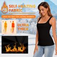 thumbnail image 4 of Thermal Tank Top for Women Fleece Lined Square Neck Camisole Warm Underwear Sleeveless Baselayer Undershirt, 4 of 7