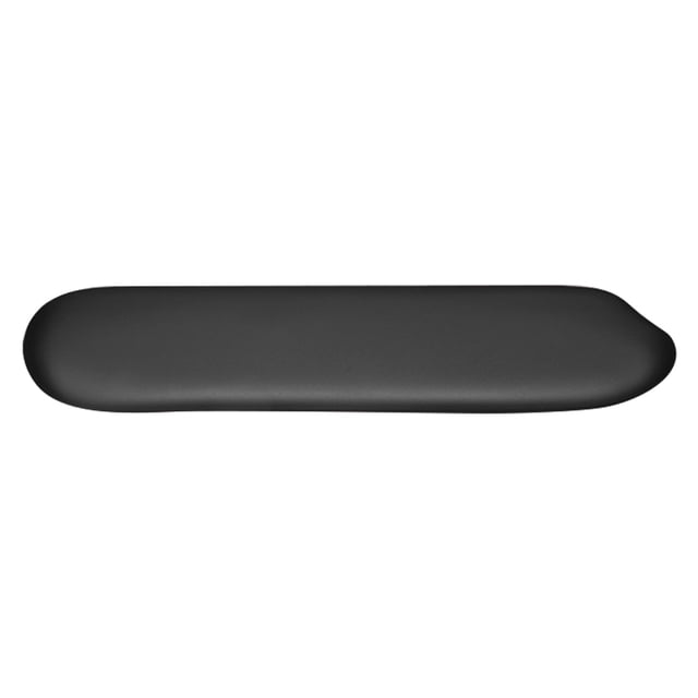 Soporte para reposamuñecas para combinación de teclado y alfombrilla para ratón con cómodo acolchado de gel de sílice con memoria, Nonslipblack