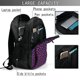 thumbnail image 4 of Balery Blackberries Mochila con carga USB para hombre y mujer - Mochila impermeable y antirrobo para laptop con puerto USB para viajes, trabajo, 4 of 7