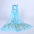 thumbnail image 4 of Women Peacock Scarf Long Soft Spring Autumn Wrap Twelve Colors Beach Shawl, 4 of 8