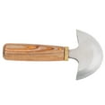 thumbnail image 3 of Cuchillo para cortar cuero, pulido fino, fácil Control, cuchillo semicircular para bordes de cuero, cortador de cuero con mango de madera, 3 of 5