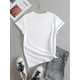 thumbnail image 2 of [Everyday Comfort] Women's "Happy Valentine's Day" Black T-Shirt with Pink Heart Graphic - Casual Crew Neck, Short Sleeve Top, Stretchy Polyester Blend, Machine Washable, 2 of 7