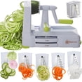 thumbnail image 1 of Espiralizador de verduras Brieftons Strongest-Heavest con 5 cuchillas, 1 of 9
