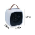 thumbnail image 3 of YHAICO Desktop Heater Car Heater Small Defrost And Defog Personal Desktop Heater with Fan Setting Portable Electric Heater for Home, 3 of 6