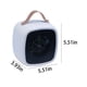thumbnail image 3 of Campana Para Cocina Portable Space Heater, Mini Heater, Space Heaters For Indoor Use, Small Heater With Tip-Over And Overheat Protection, 3 of 6