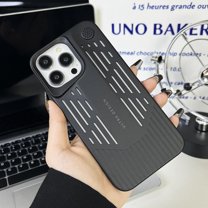 Designed for iPhone 14, Luxury Heat Dissipation Hard PC Breathable Drop Protection Shockproof Ultra Slim Lightwieght Smoothly Thin Phone Case Cover for iPhone 14 - Black