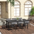 thumbnail image 2 of 74.75"x35.5" Rectangular - High Weight Capacity - Poolside Dining - Serve Drinks for 8, 2 of 6