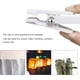 thumbnail image 5 of 20 Piezas (Blancas) Pinzas Grandes para Ropa, Clip cortavientos, Pasador de plástico, Puede Girar 360 Grados para Toallas, Ropa, sábanas, Alfombras, Cortinas, Sombreros, 5 of 5