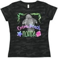 thumbnail image 3 of Inktastic Cocoa Beach Florida Cute Swimming Manatee Women's T-Shirt, 3 of 5