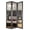 MultiColor, variant on HomeRoots 274679 1 x 50 x 69 in. Glass & Wood Mirror Screen, Gray