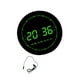 thumbnail image 5 of Reloj digital LED, reloj de mesa, práctico reloj despertador redondo, reloj de pared para Digital Verde, 5 of 9
