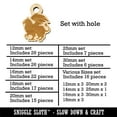 thumbnail image 2 of Regal Griffin Fantasy Silhouette Wood Mini Charms Shapes DIY Craft Jewelry - With Hole - 20mm (15pcs), 2 of 7