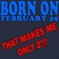 thumbnail image 3 of CafePress - Leap Year Birthday I'm 2 - Kids Hooded Sweatshirt, Classic Hoodie, 3 of 4