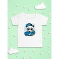 thumbnail image 3 of Cool Panda With A Car T-Shirt Infant -Image by Shutterstock,  6 Months, 3 of 4
