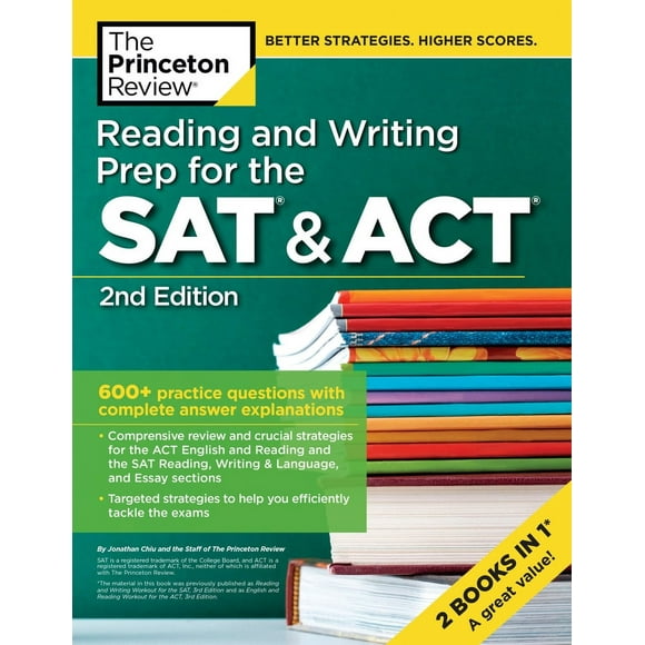 Pre-Owned Reading and Writing Prep for the SAT & Act, 2nd Edition: 600+ Practice Questions with Complete Answer Explanations (Paperback) 0525567542 9780525567547