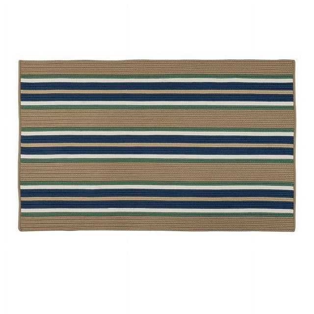 Colonial Mills Tapis MS39R024X048S 2 x 4 Pi. Tapis Tressé à Rayures Mesa Taupe Isle