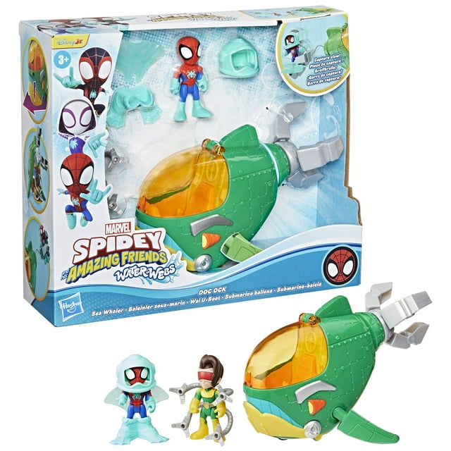 Set de Juego Hasbro Spidey and his Amazing Friends Submarino Ballena
