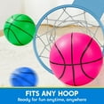 thumbnail image 6 of 6 Pcs Mini Basketballs for Kids Colorful 5" Small Basketball Toys for over the Door Basketball Hoop Inflatable Rubber Ball for Indoor & Outdoor Sports, Party Favor Gifts for Toddler, 6 of 10
