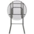 thumbnail image 4 of TitanPRO™ Plastic Folding Cocktail Table 32 Round - Granite White, 4 of 4