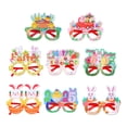 thumbnail image 2 of 8x Gafas de Pascua para Fotos, Huevos de Pollo, Gafas de Disfraz Originales, Regalos de Fiesta para Adultos, Niños y Niñas, 2 of 9