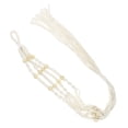 thumbnail image 3 of Shisuyan Support de Pot de Fleurs Suspendu Intérieur Macramé Support de Plante Intérieur Coton Blanc Style Bohème Moderne, 3 of 9