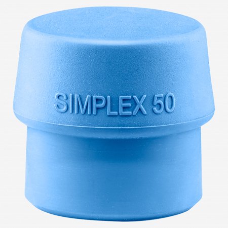 UPC: 4030618300946 | Halder Simplex Soft Blue Rubber Replacement Face Insert  Non-Marring  1.97