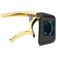 thumbnail image 3 of Guitar Capo Tuner Clip, Clear LCD Screen Effort Saving Guitar Capo Tuner Lightweight Zinc Alloy Ensitive Precise  for Guitar Tuning for Guitar Tone Silver,Golden, 3 of 7
