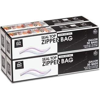 Great Value Bio-Based Fresh Seal Double Zipper Sandwich Bags, 50ct