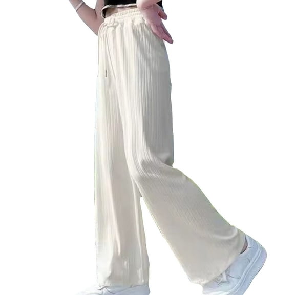 Sweatpant for Girls Drawstring Pants Girls Solid Pants Athletic Pants for Girls Pants for Kids 3-4 Years Girls Fashion