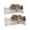thumbnail image 5 of YUMILI 2Pcs Hinges,Folding Hinges Zinc Alloy 180 Degree Self Locking Hinge Set Hardware for Cabinet Wardrobe Door Table, 5 of 8
