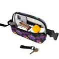 thumbnail image 2 of Halloween Colorful Pumpkins with Leaves Cute Fanny Packs for Women,Travel Waterproof Crossbody Fanny Bags Waist Purse for Women Anti Theft Adjustable Strap for Running Travel Cycling, 2 of 4