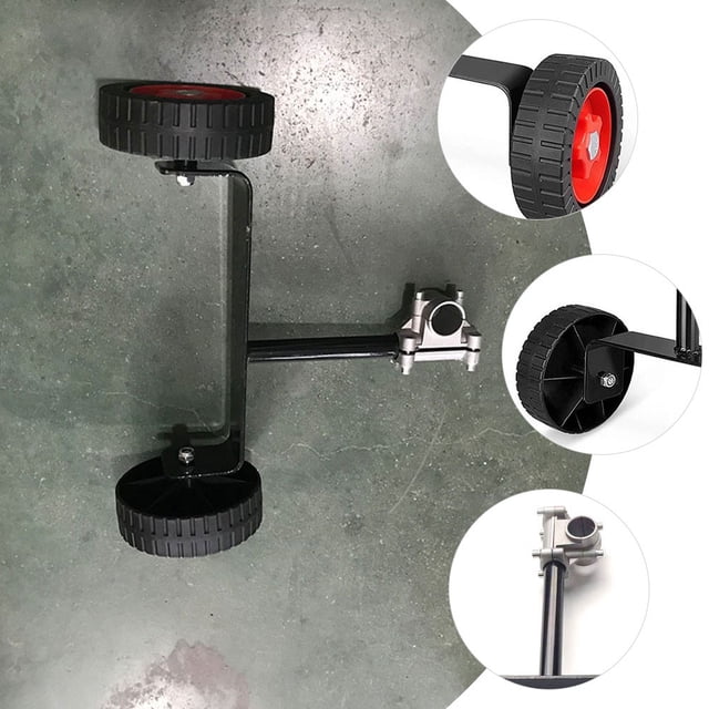WRITWAA Outdoor Garden Cart Replacement Wheel with Large Load Capacity and Quiet Flexible Rotation