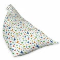 thumbnail image 2 of Butterflies Lounger Chair Bag, Butterflies Animal Clipart Ecology Environment Joyful Design Cartoon Tropics, High Capacity Storage with Handle Container, Lounger Size, Multicolor, by Ambesonne, 2 of 5
