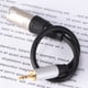 thumbnail image 4 of Cable adaptador estéreo de 3,5 mm macho a XLR macho de 0,3 m para altavoz, amplificador, micrófono, TC210KM173 (negro), 4 of 7