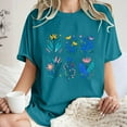 thumbnail image 2 of Bogo Womens Summer Tops Trendy 2025 Womens Tops Casual 3/4 Sleeves Business Casual Blouses For Women Fall T Shirts For Women Cotton Pack, 2 of 6