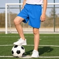 thumbnail image 2 of CAIVO Sports Shorts For Children Pants Fitness Running Football Shorts Competition Training Pants Lightweight Summer Child Breathable Comfort, 2 of 6