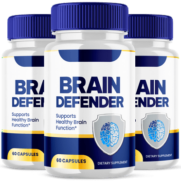 Brain Defender Brain Support Supplement Capsules Advanced Formula Pills 180 Capsules